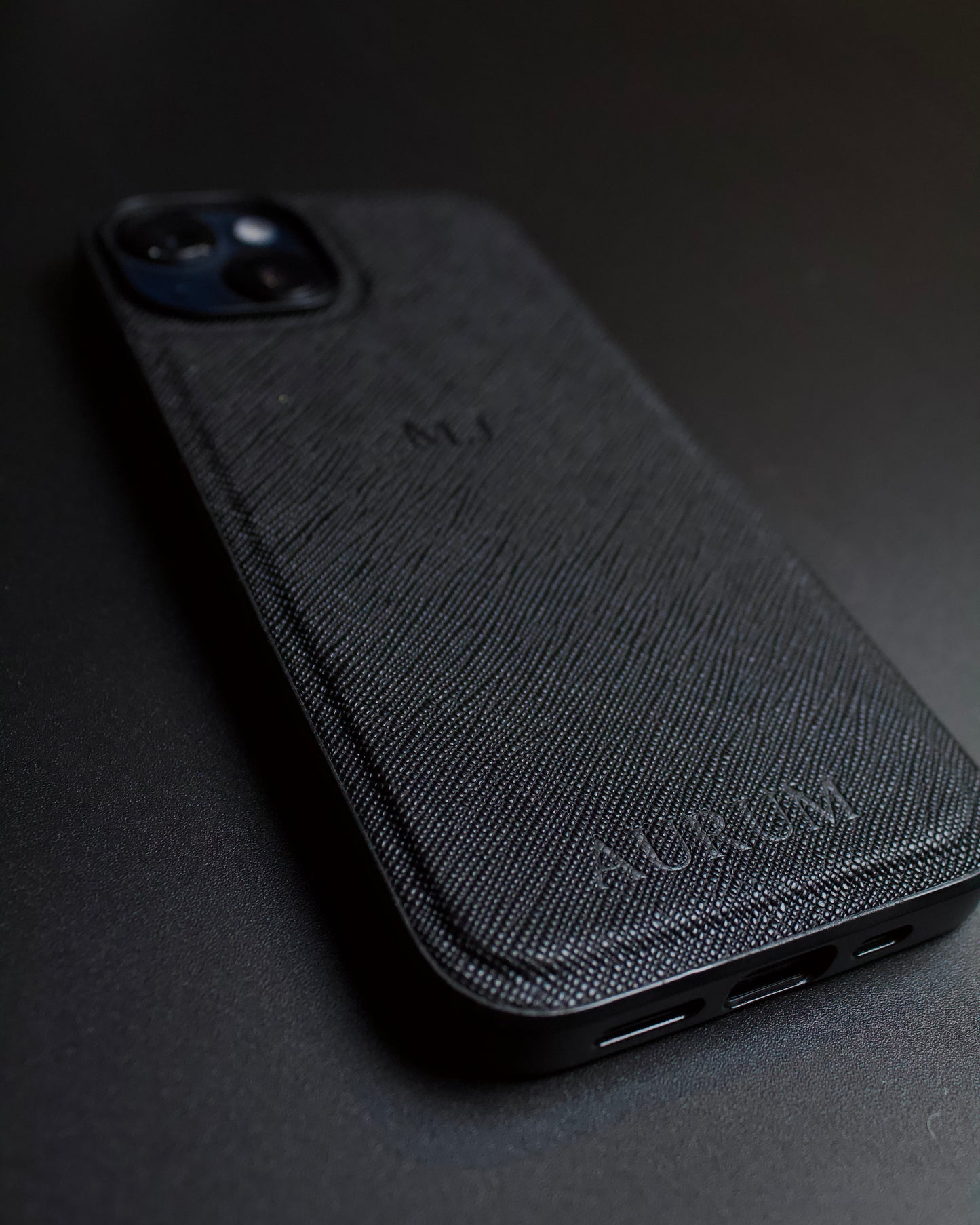 Midnight Black Luxury iPhone Case  – AURUM